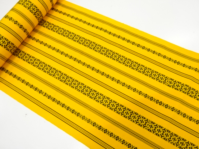 アンティーク　博多　八寸帯地反物